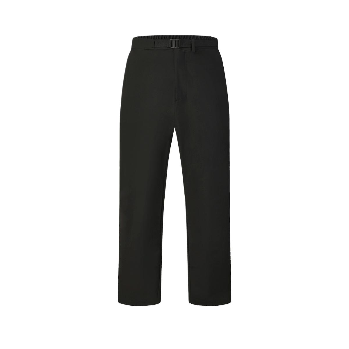 FILA Solid Color Mid Waist Drawstring Casual Pants Men bottoms A11M628803FBK M