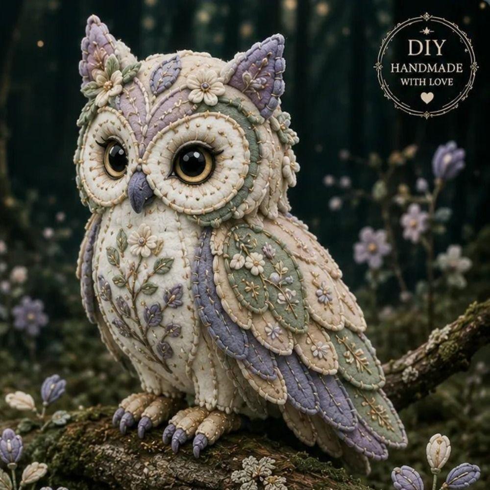 Creative Design Animal Patchwork Set Material Pack Handmade Decor Kit Home Decoration