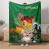 Custom 1pc Forest Friends Adventure Blanket, Soft And Comfortable Blanket, Casual Warm, Camping Travel Blanket, Birthday Gift Q9102