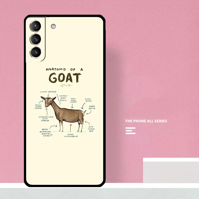 Cute Baby Pygmy Goat Phone Case For Samsung Galaxy S25 Ultra S20 S21 S22 S23 S24 S9 S10 Plus S25 FE Cover Coque