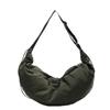 Trendy Fashiable Shoulder Bags Wrapped with Dyed Nyl Canvas Bag Large Capacity Single Shoulder Crossbody Hobos Bag