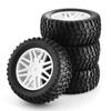 1/10 RC Off Road Tires And Wheels 12mm Hex Rubber Short Course Truck Tyres For 1:10 Scale Buggy Car Kyosho ARRMA Traxxas Wltoys
