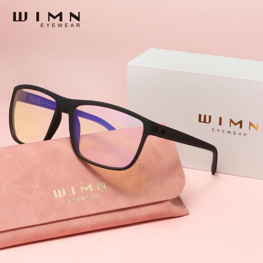 WIMN Anti-Blue Glasses Men/Women Phone Computer Blue Ray Block Eyewear Students Reading Eyeglasses Light Weight