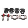 Road Bike Titanium Alloy Self Locking Pedal Ultralight 3 Bearing Self Locking Clamp Pedal