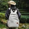 Women Solid Color Backpack Men's Backpack Lightweight Travel Computer Bag Student Schoolbag