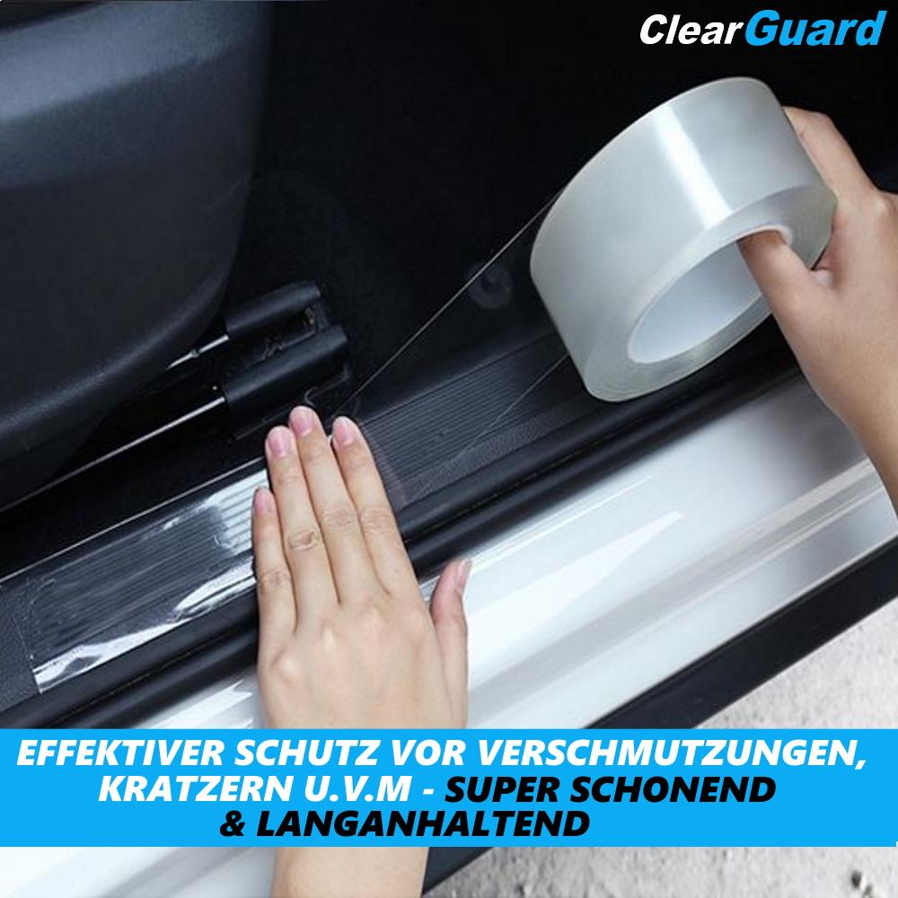 Film de protection de peinture CLEARGUARD pour seuils de porte, film de protection de bord de chargement transparent 5 m