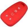 Car Key Cover Case Fits For Chevy Traverse Cruze Chevrolet Equinox Malibu 4/5 Button Silverado