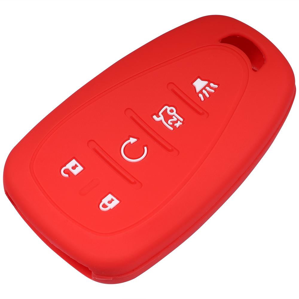 Car Key Cover Case Fits For Chevy Traverse Cruze Chevrolet Equinox Malibu 4/5 Button Silverado