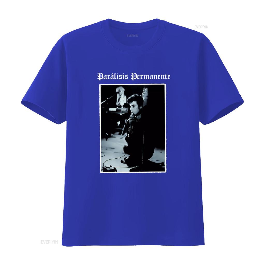 Paralisis Permanente Punk Rock Band Performance T-Shirt für Retro Style Musikliebhaber vintage Gewaschen Leicht Bequem