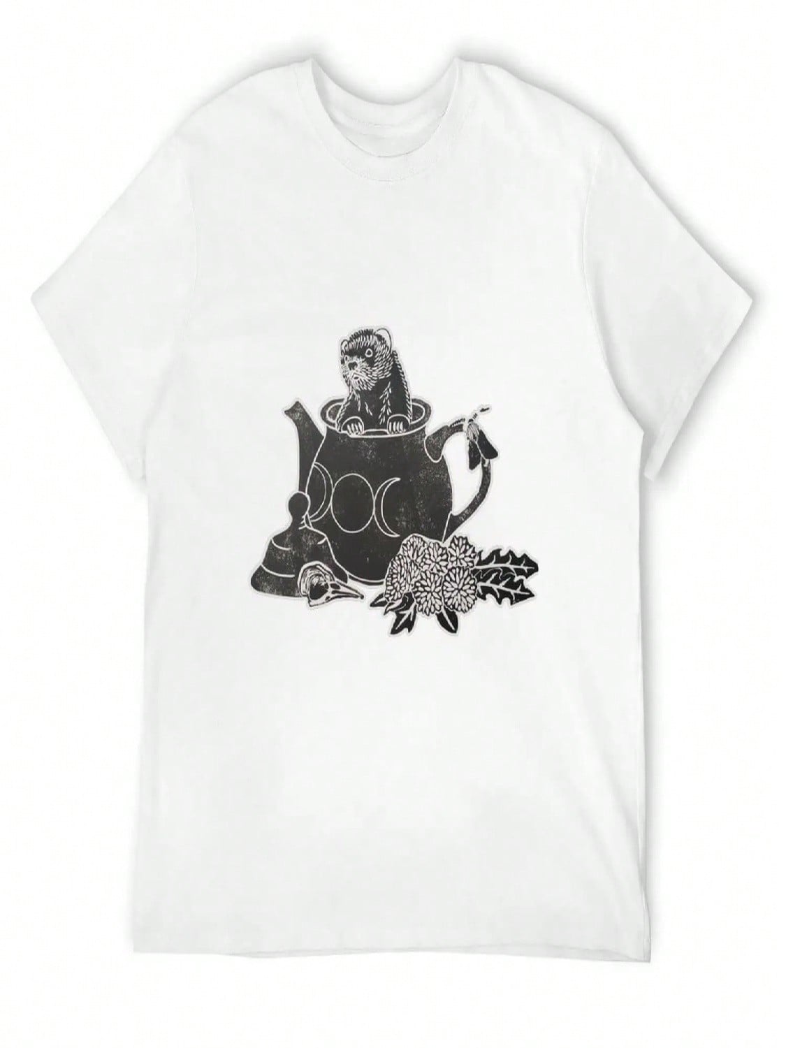Elizabeth s Ferret T-Shirt Quick Drying Anime T-Shirt Blanks unisexs Funny T Shirts S разноцветный