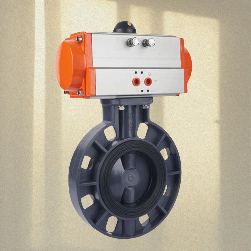 Pneumatic Wafer Butterfly Valve