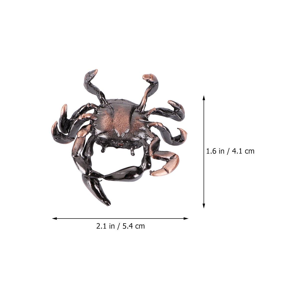 

Teapot Cover Holder Small Copper Metal Crab Shape High Thermal Conductivity Decorative Rack for Tea Room Accessory Teapot Cover