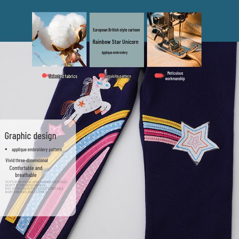 Spring & Summer Girls' Leggings - Children's Pants for All Seasons