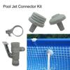 Pool Pump Hose Holder Nozzle Hose Holder Above Ground Swimming Pools Complete Installation Kit High-Quality Plastic Materials