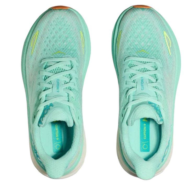 HOKA One One Clifton 9 Seafoam Aqua Breeze Women's 1127896-SMQ