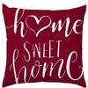 Home Decor Home Sweet Home & Geometric Floral Pillows Pattern Cushion Cover Suitable For Sofa Bedroom Car Pillow Cover