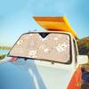 Popular Cute R-Rilakkuma Car Windshield Funny Sun Shade Foldable UV Ray Sun Visor Protector Sunshade For Front Window