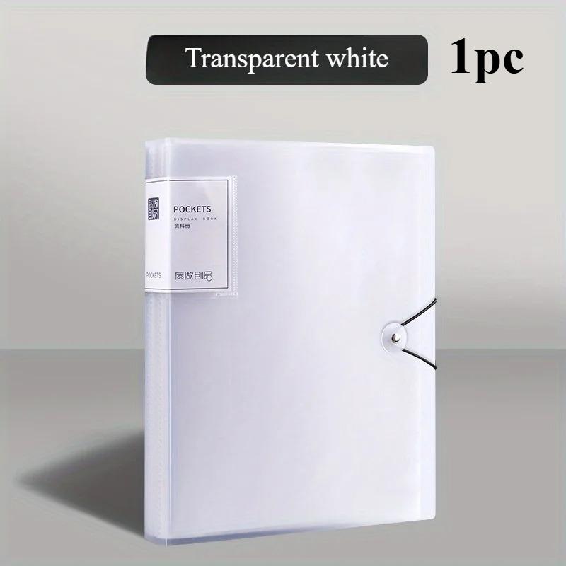 

Органайзер для документов формата А4 с 60 прозрачными карманами - Многослойная папка для хранения в офисе и школе, настольный органайзер, папка, для бумаги