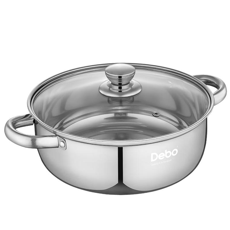 Debo Kaiqi 26cm 304 Stainless Steel Soup Pot
