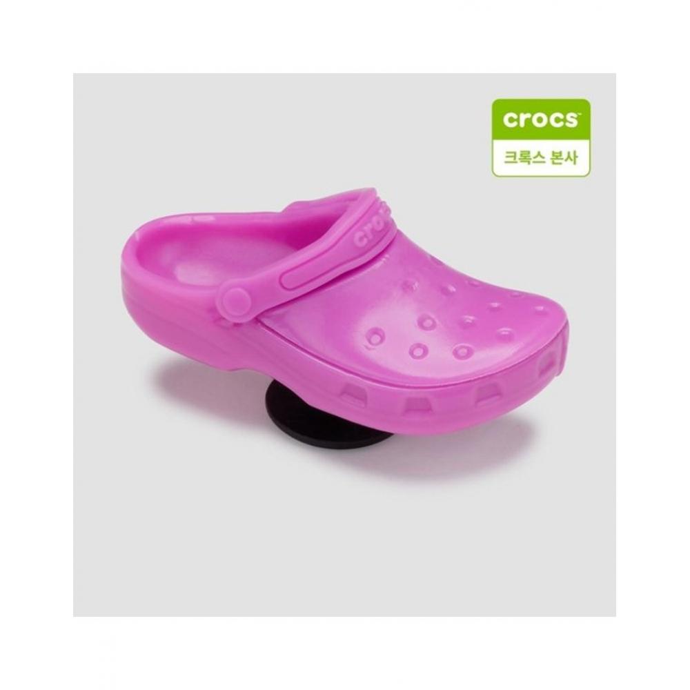 

Crocs 3d Pink Classic Clog Zibbitz Charm 10013912 onefree