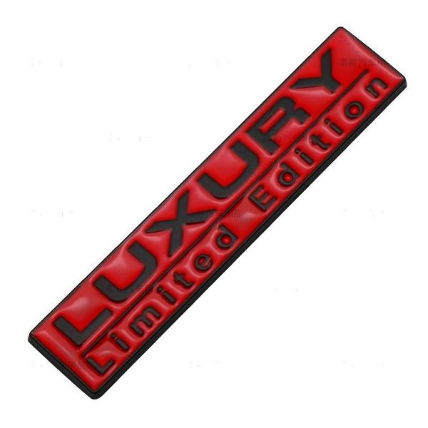 2pcs/lot 3D Metal Luxury Limited Edition Car Emblem Auto Badge Rear Trunk NamePlate Stickers Side Fender Decal