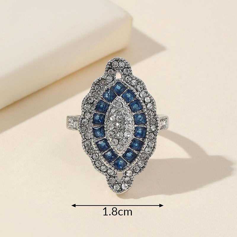 Inel Huajie de Lux cu Topaz: Modă Europeană & Americană Bijuterii de Logodnă pentru Femei