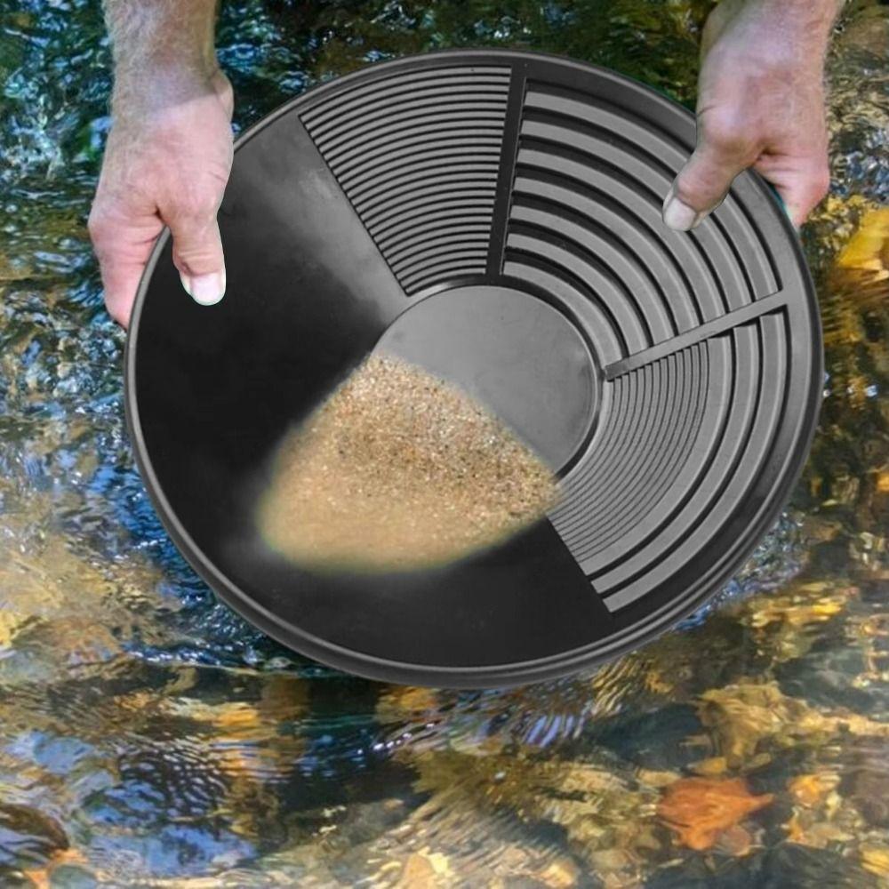 Lightweight Gold Pan Plastic Gold Panning Kit Durability Washing Gold Panning Machine Mountain