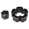 3 PCS Alloy Steel Leather Cutting Dies Hollow Hollow Punching Tool  For DIY Leather Craft