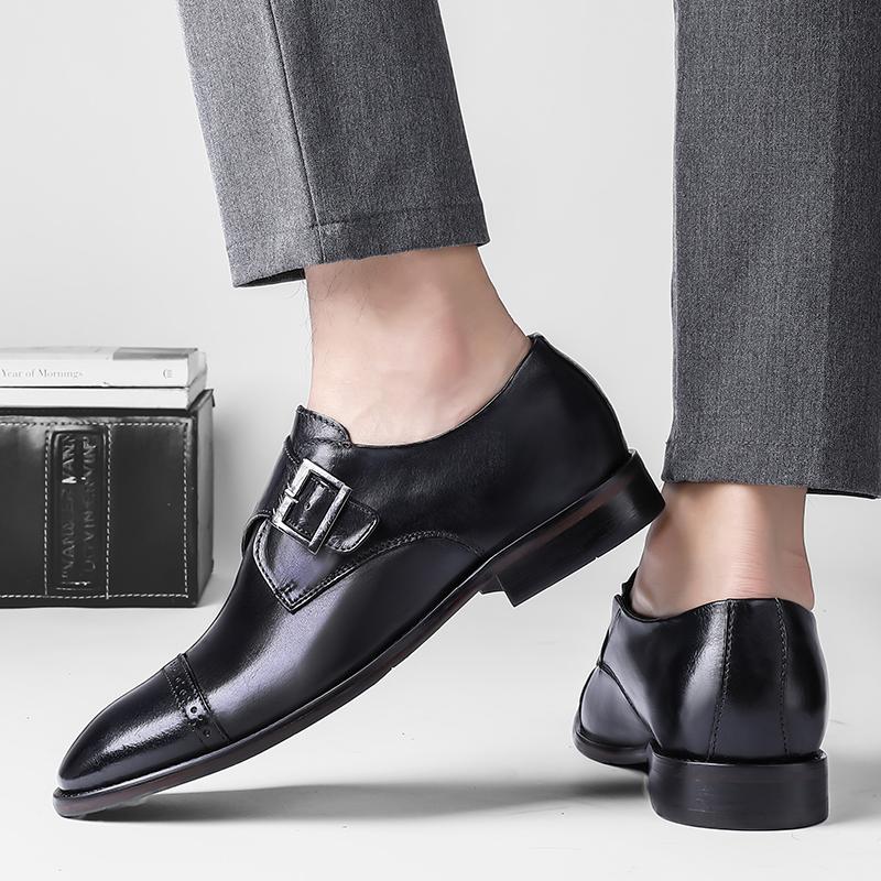 Fashion Comfy High Quality Antiskid Loafers Outdoor Walking Shoes New Men Casual Oxford Shoes Genuine Leather Business Tooling Shoes