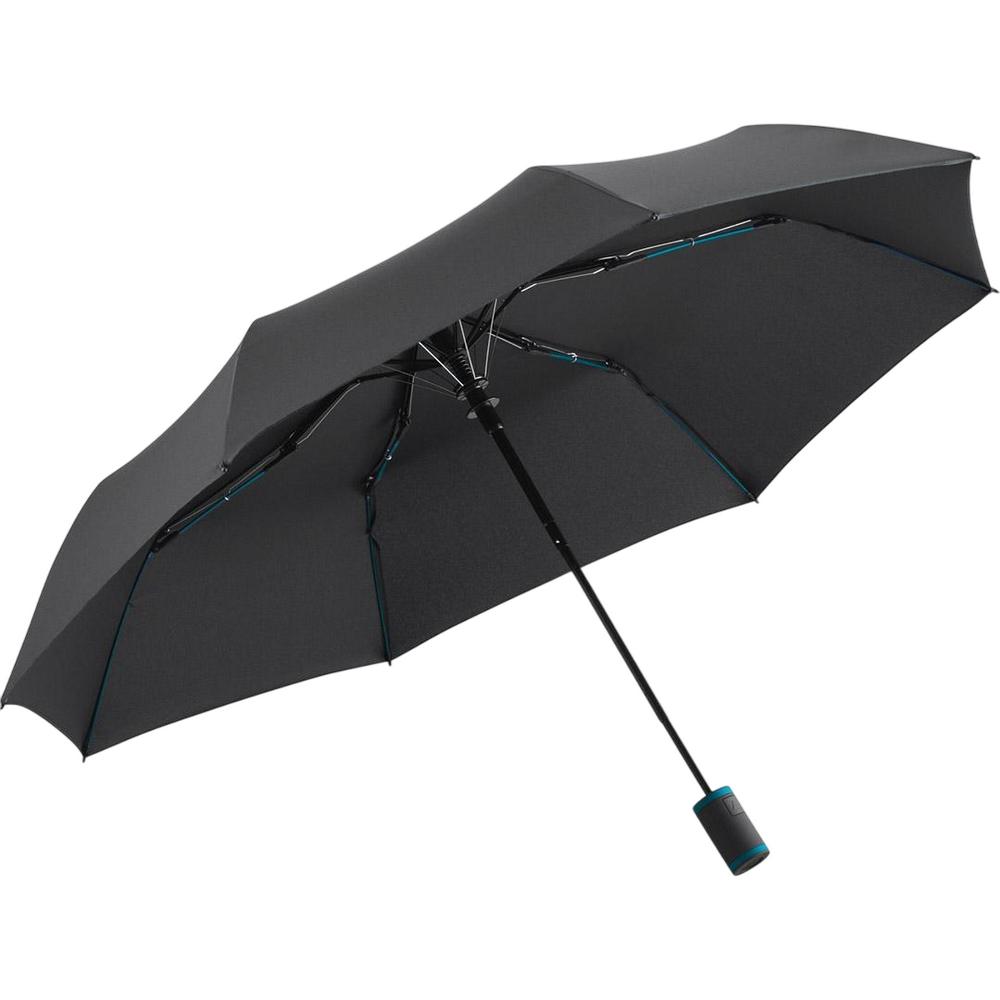 Fare AC Style Contrast Detail Mini Folding Umbrella