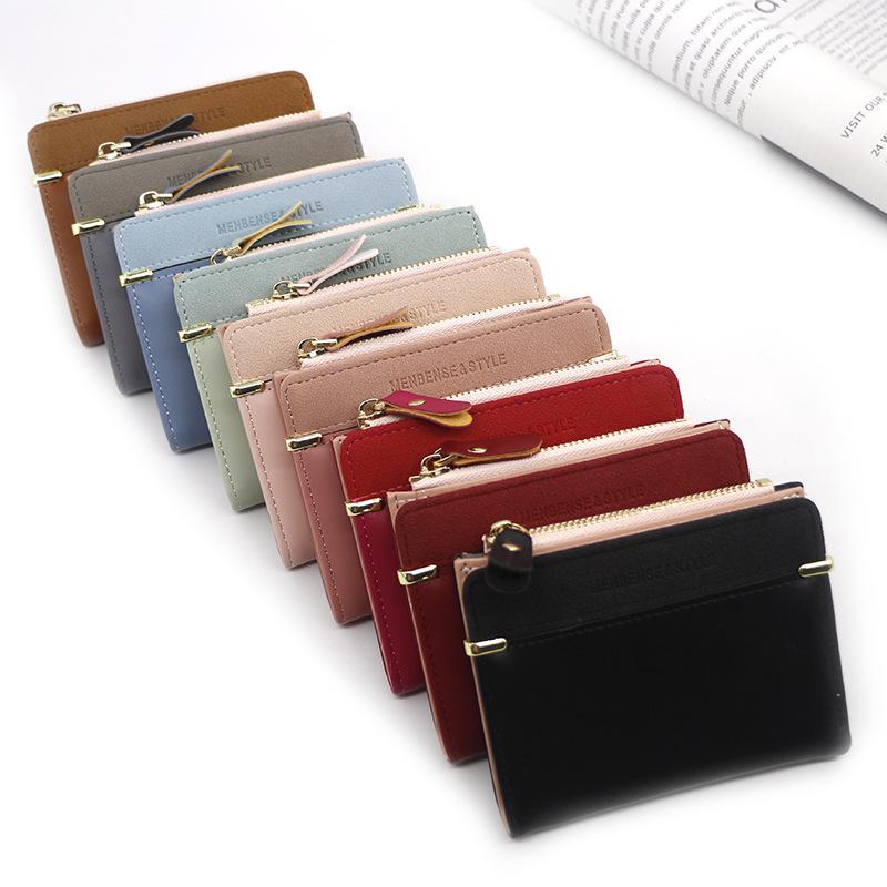 Korean Style Women's Zipper Wallet: Simple, Versatile, Short Coin Purse