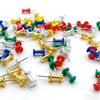 Colorful Thumbtacks for Canvas and Cork Board Decoration and Wall Fixing
