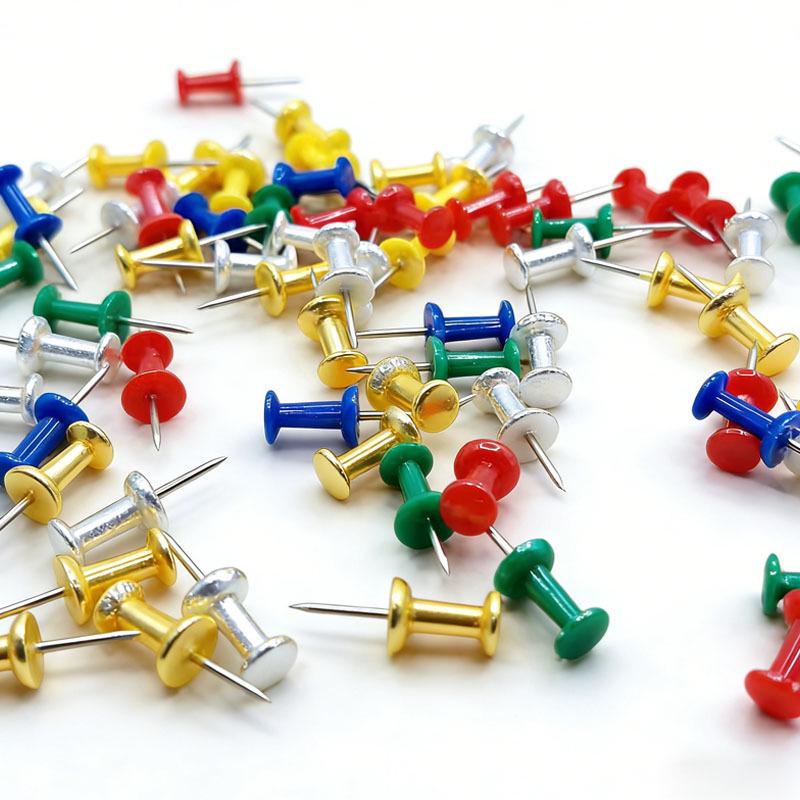 Colorful Thumbtacks for Canvas and Cork Board Decoration and Wall Fixing
