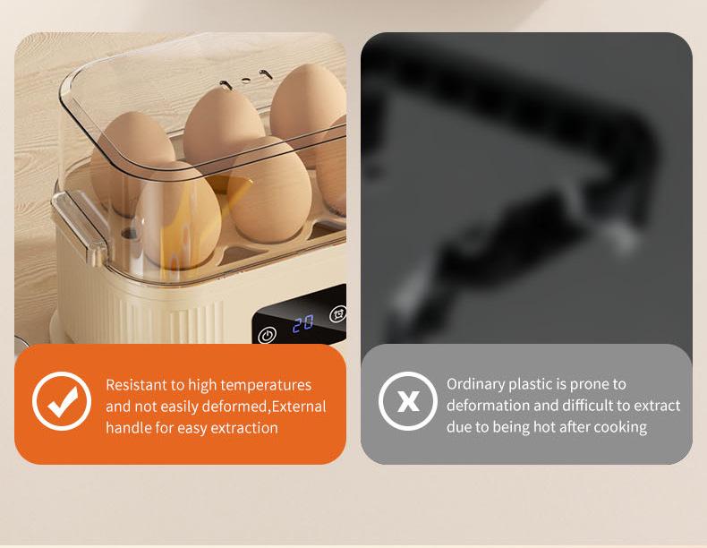 Multi-functional Egg Boiler for Dorms: Steamed Egg & Fish Cooker