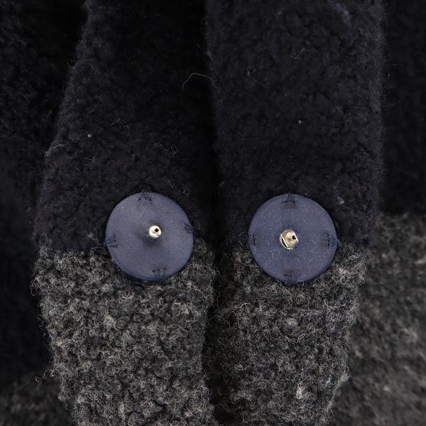 PS Paul Smith Wool Blend Long Sleeve No Color Coat S Gray Women Used