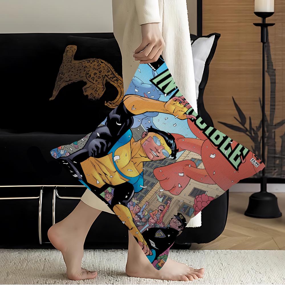 I-Invincible Cartoon Pillow Gift Home Office Decoration Pillow Bedroom Sofa Car Cushion CoverPillow Case