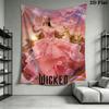 WICKED Wall Tapestry Aesthetic Wall Hanging Printed Fabric Blanket Decorative Tapestries for Bedroom Living Room Home Decor