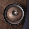 Imitation Wood-Fired Gaiwan Tea Set: Retro Old Rock Mud Three-Piece Kung Fu Tea Cup and Bowl with Free Shipping