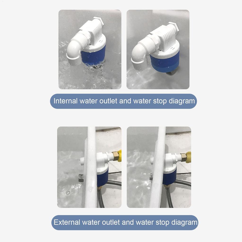 3/4" 1" Automatic Water Level Control Float Valve Ball Cocks For Water Tank Tower Pool Inlet Valve With Auto Stop Switches