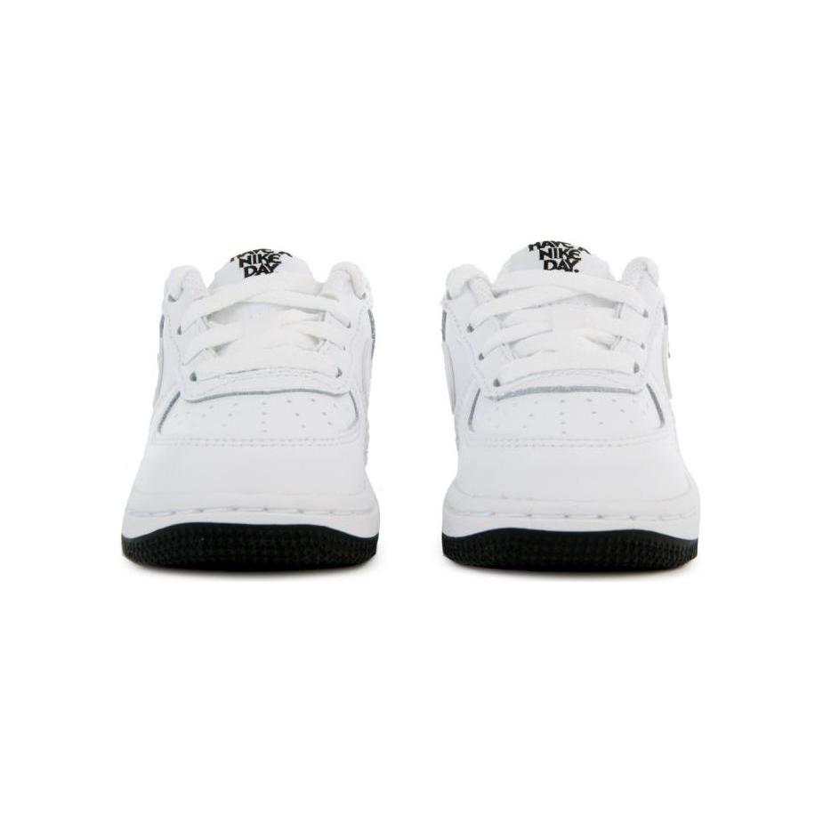 New Nike Air Force 1 LV8 'Have A Nike Day' Smiley Face Low-Top Skateboard Shoes White Black Infant And Toddler BQ8275-100