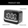 Bluetoothcompatible Wireless Sound With 2 Alarm Clock, Big Screen LED Time Display Call Function