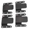 4PCS/8PCS Black Color Bracket Iron With Screws Interlocking Connector Sofa  Furniture Assembly