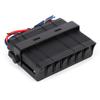 6‑Gang Rocker Switch Box Controller 3P Red Light Universal for 12‑24V Car RVs Marine Boat Yacht