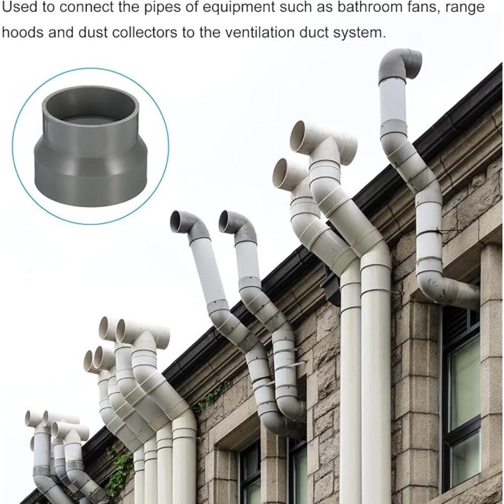 PVC Transdirect 20 25 32 40 50 63 75 90 110 Reduzierstück Größenverbinder Umwandeln Grau