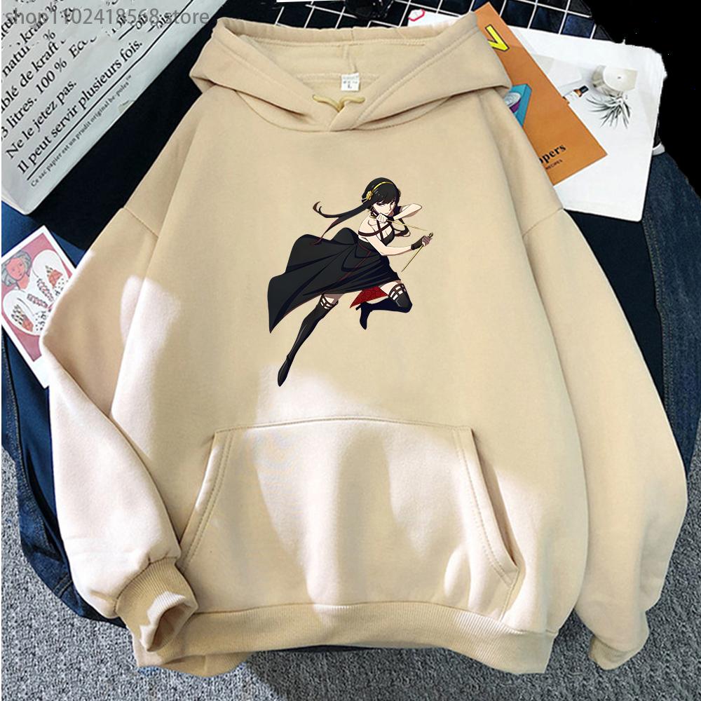 

Spy X Family Hoodie Women Yor Forger Sweatshirts Men Winter Long Sleeve Clothes Japanese Anime Graphic Pullover Manga Hooded Top