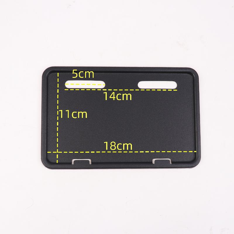 1Pcs Universal Electric Bicycle Stainless Steel License Plate Holder Frame Anti-theft Protective Cover Motorcycle License Plate