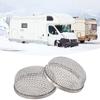 2 8 Inch Stainless Steel RV Vent Cover Mesh Design with Installation Tool and Spring Fasteners for Optimal Protection