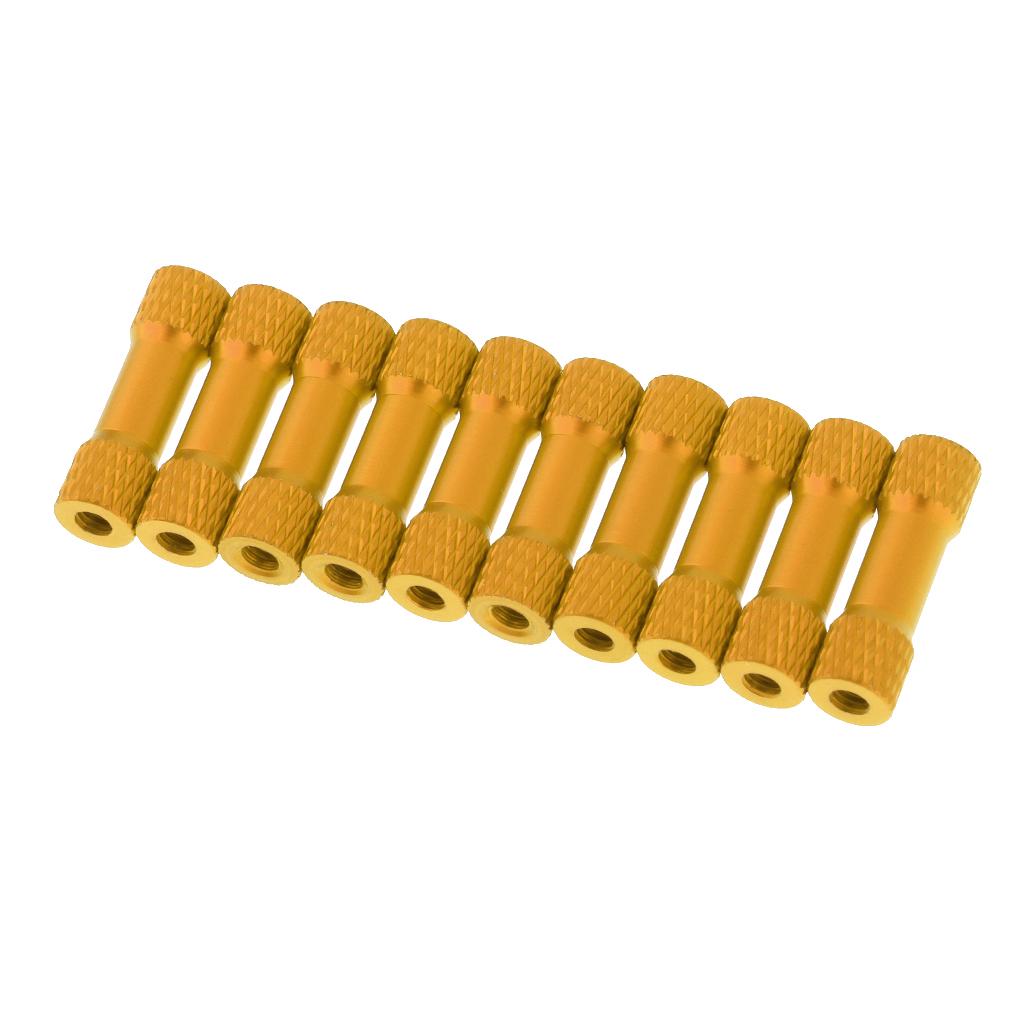 Buy 10x M3 20mm Knurled Aluminum Standoff Spacer Pillar for RC Multirotor Blue at affordable