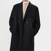 Hongkong-Stil Herren Mittellanger Winter Lockerer Trenchcoat - Koreanische Wolljacke