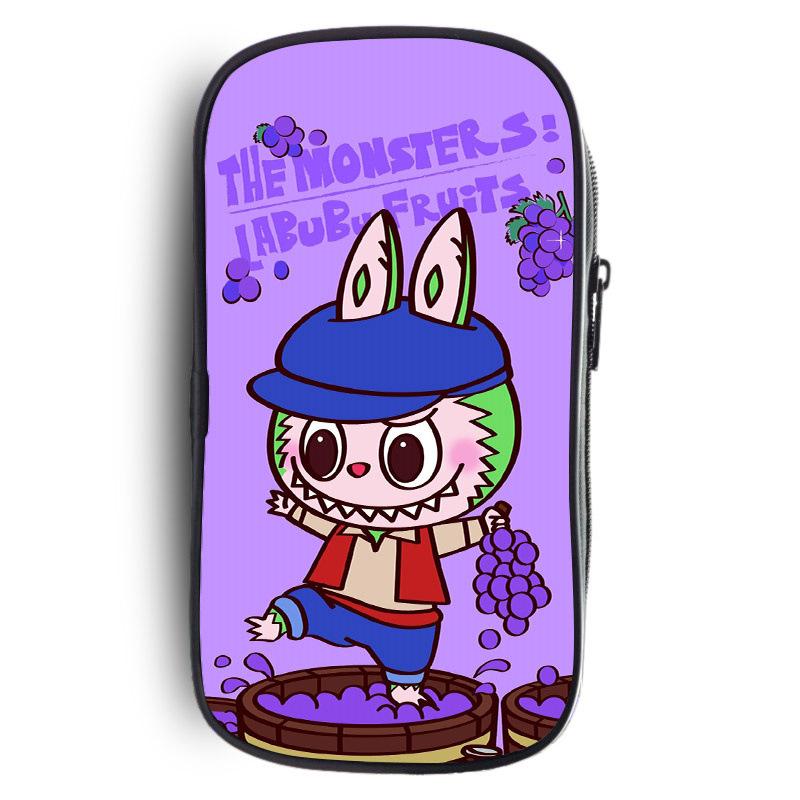 2025 Labubu Primary And Secondary School Students Cartoon Diy Printing Fashion Storage Pencil Bag